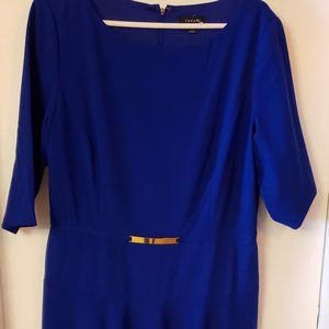 Tahari Royal Blue Dress 16